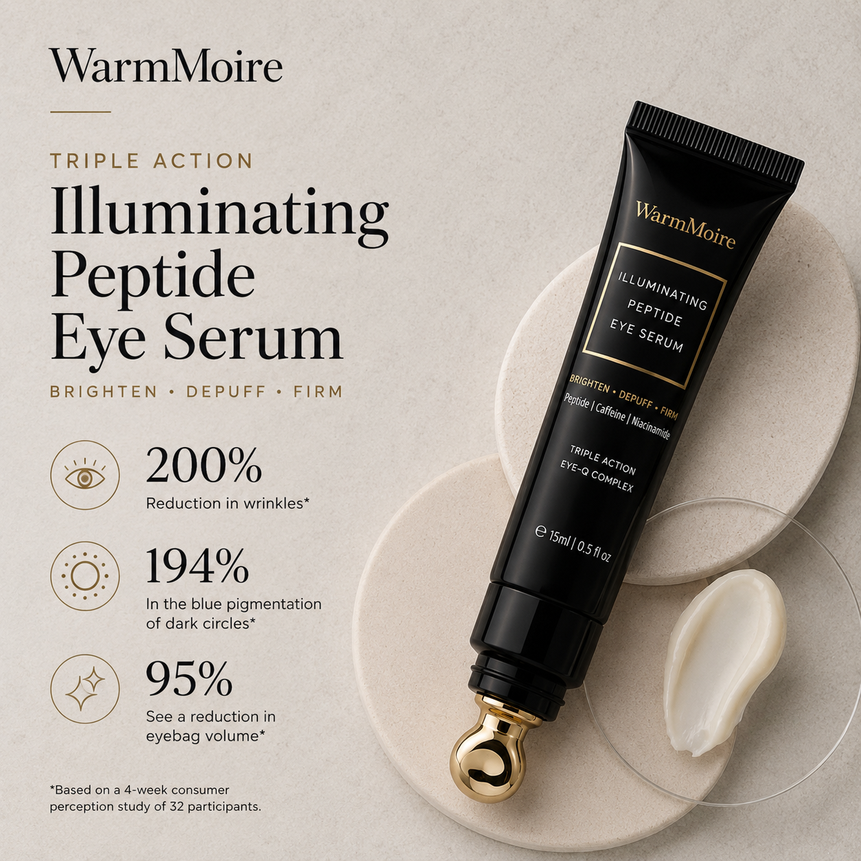 Illuminating Peptide Eye Serum